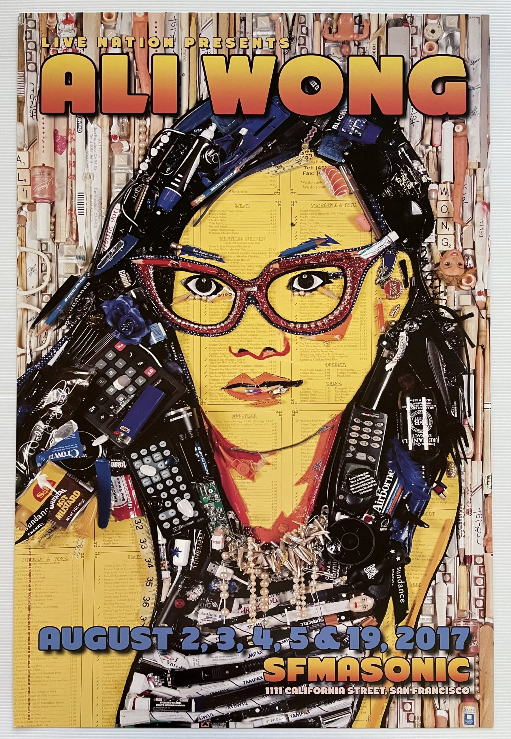 Ali Wong concert tour poster 2026